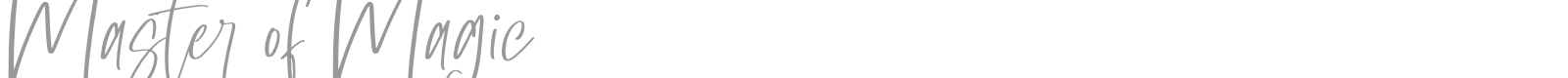 Master of Magic font preview